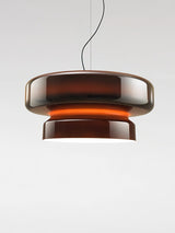 Bohemia Modern Blown Glass Pendant Light Organic Shape Hanging Chandelier for Dining Room