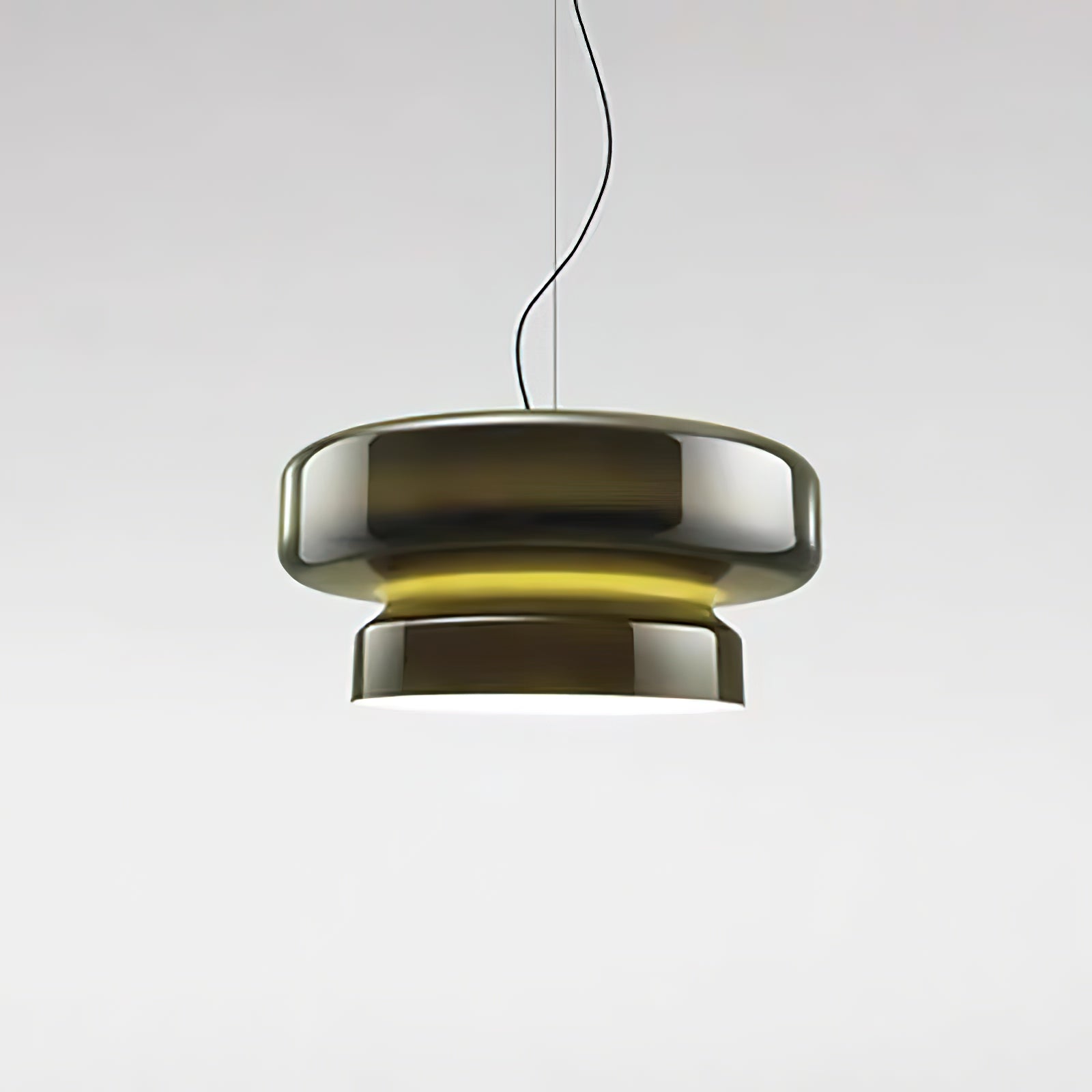 Bohemia Modern Blown Glass Pendant Light Organic Shape Hanging Chandelier for Dining Room
