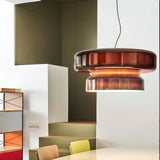 Bohemia Modern Blown Glass Pendant Light Organic Shape Hanging Chandelier for Dining Room
