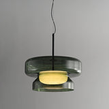 Bohemia Modern Blown Glass Pendant Light Organic Shape Hanging Chandelier for Dining Room