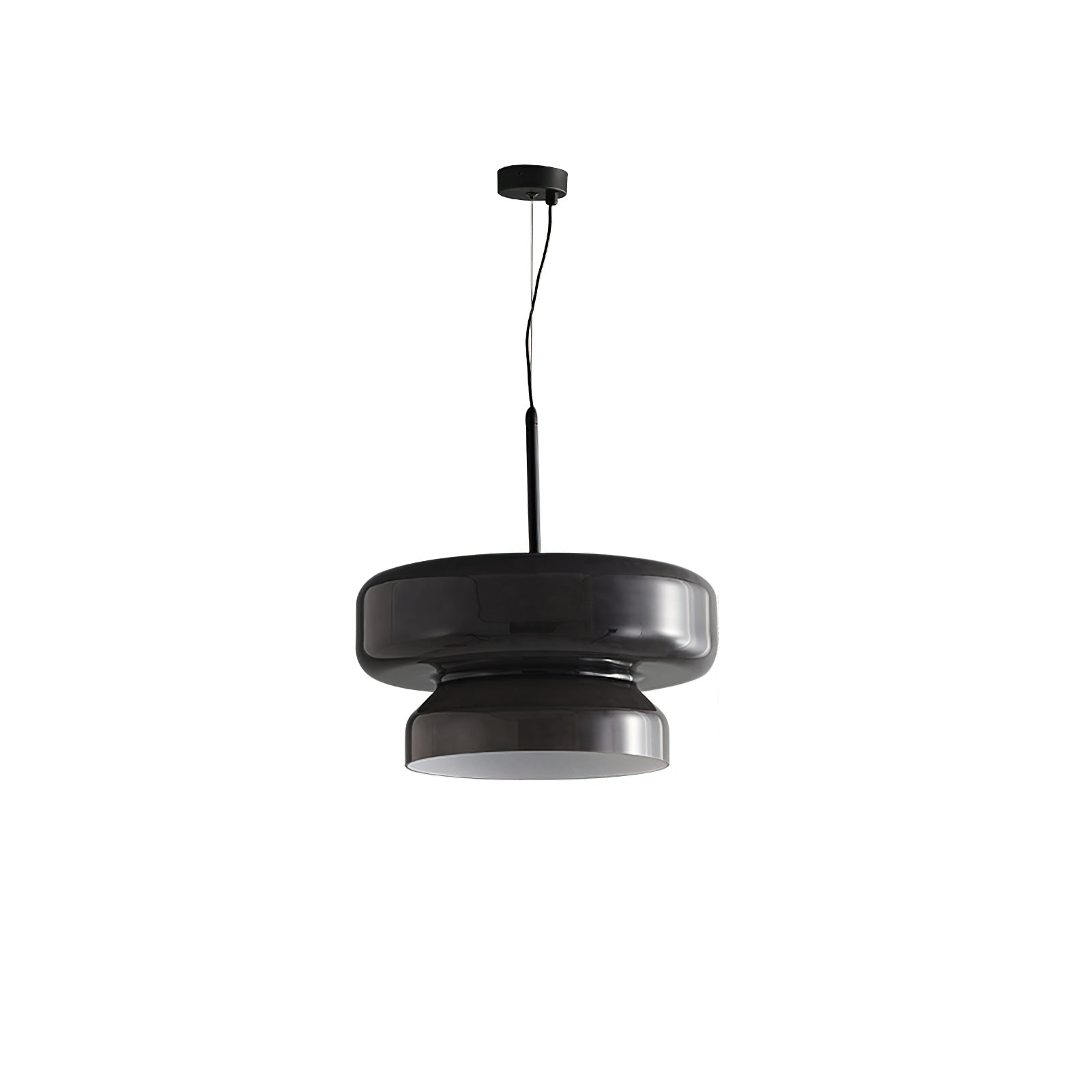 Bohemia Modern Blown Glass Pendant Light Organic Shape Hanging Chandelier for Dining Room