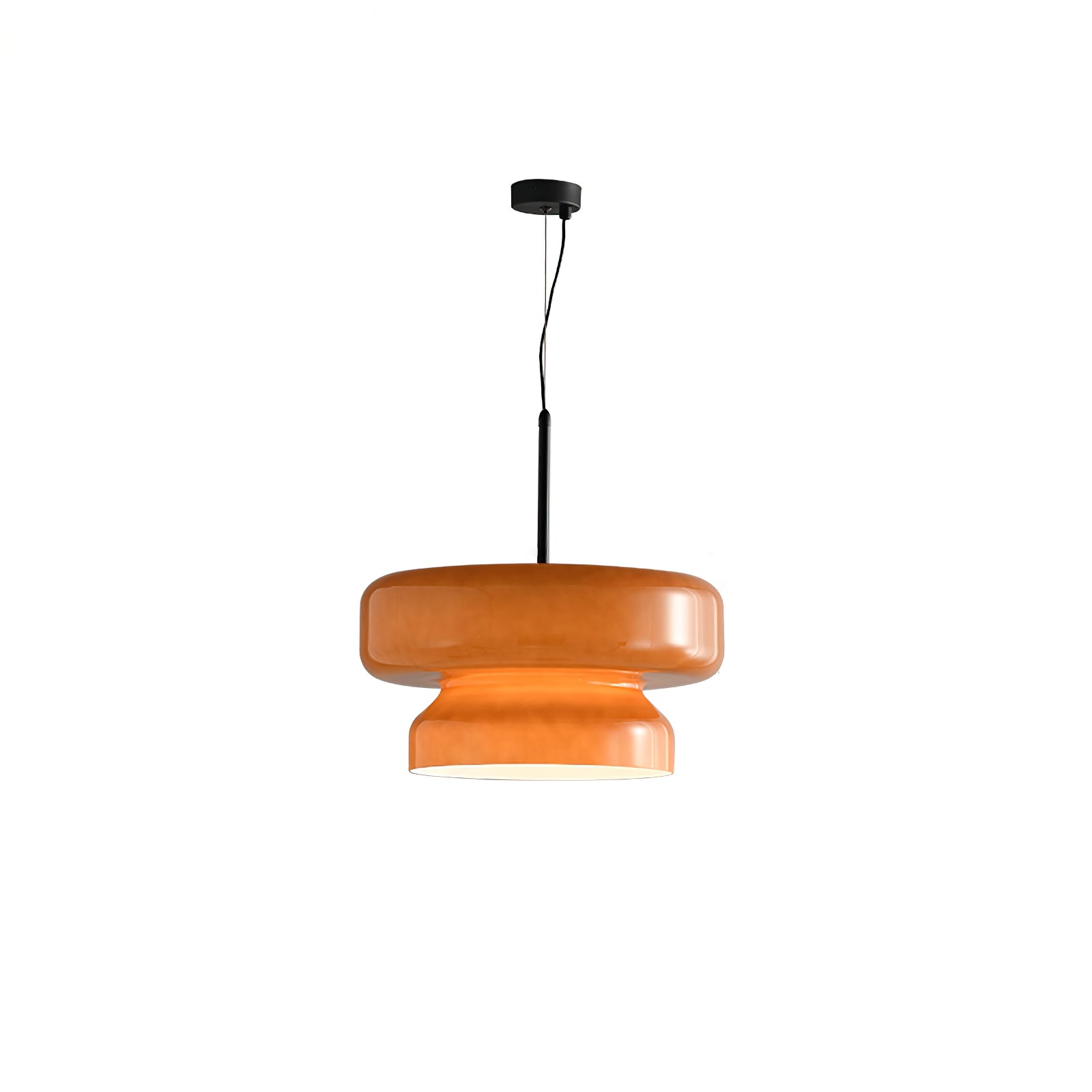 Bohemia Modern Blown Glass Pendant Light Organic Shape Hanging Chandelier for Dining Room