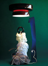Bohemia Modern Blown Glass Pendant Light Organic Shape Hanging Chandelier for Dining Room
