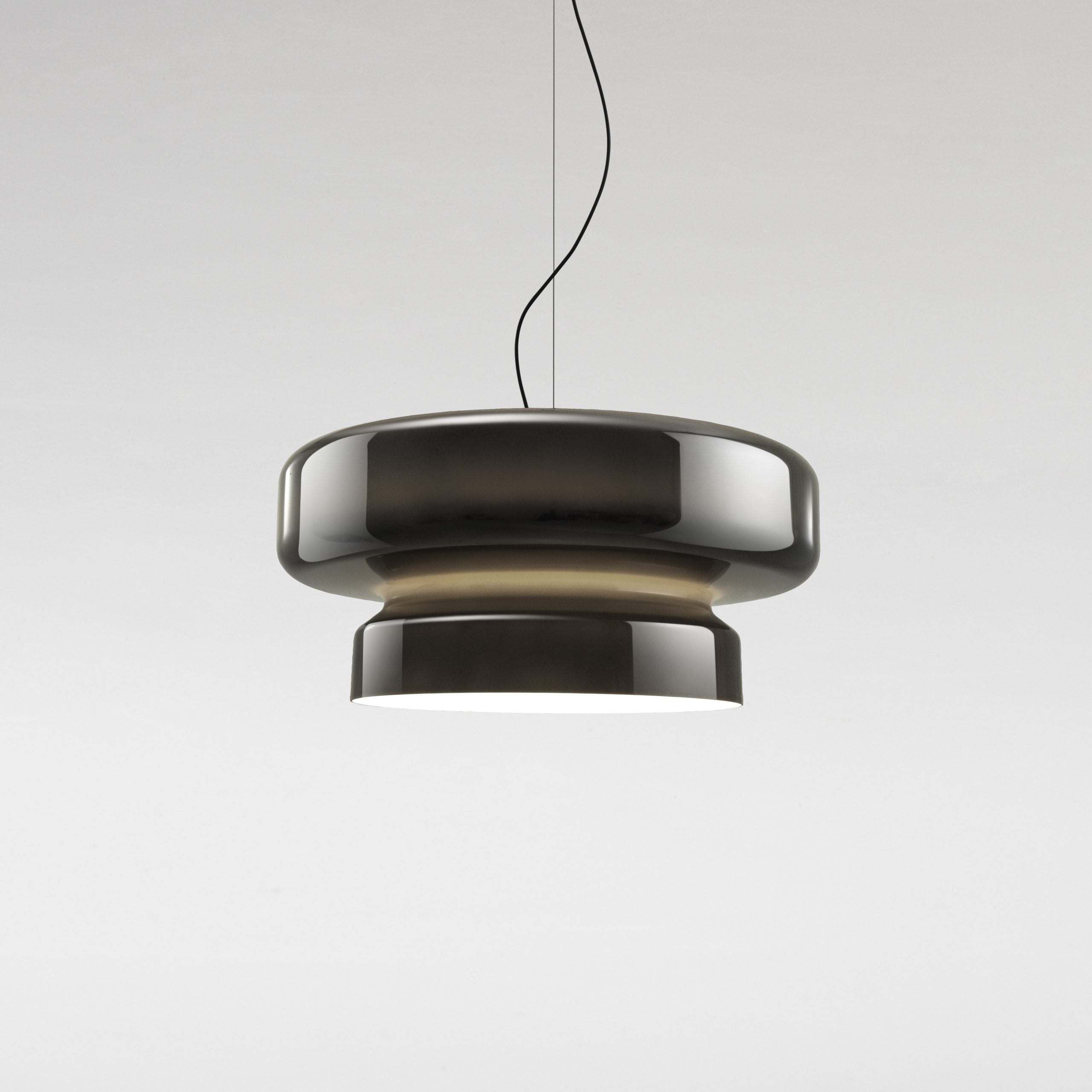 Bohemia Modern Blown Glass Pendant Light Organic Shape Hanging Chandelier for Dining Room