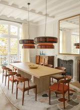 Bohemia Modern Blown Glass Pendant Light Organic Shape Hanging Chandelier for Dining Room