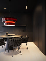 Bohemia Modern Blown Glass Pendant Light Organic Shape Hanging Chandelier for Dining Room