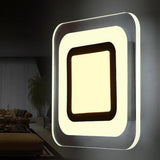 Low Profile 8 Inch Modern LED Ceiling Flush Mount Light Fixture for Interior Spaces