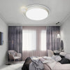 Modern Circular LED Flush Mount Ceiling Light Dimmable Nordic Geometric Fixture for Living Room