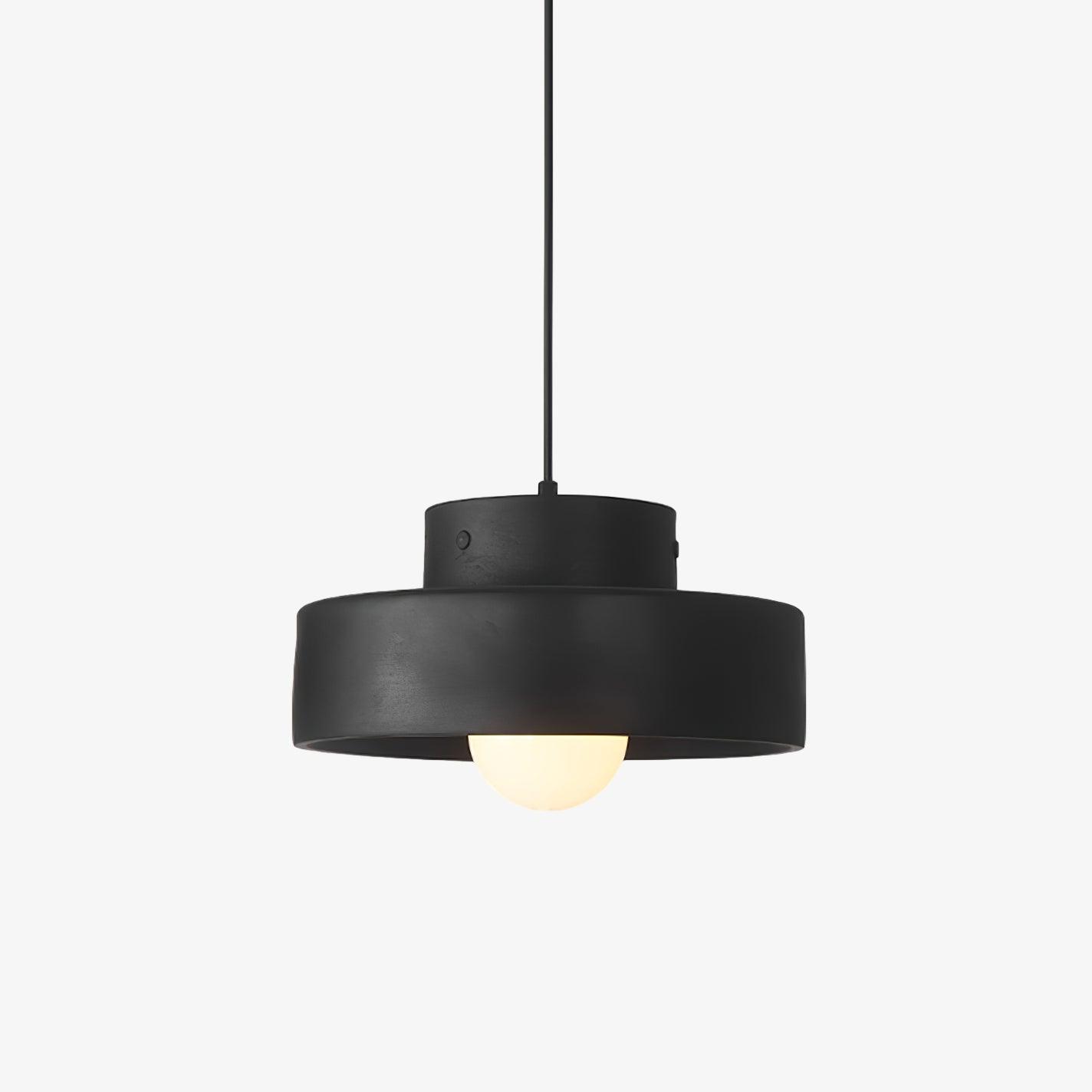 Bray Modern Geometric Resin Pendant Light Minimalist Ceiling Hanging Lamp for Interior Spaces