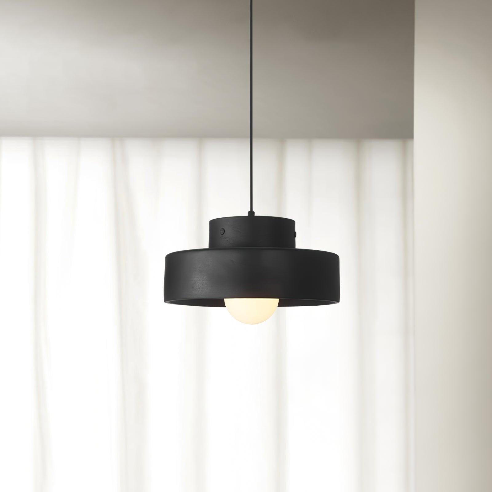 Bray Modern Geometric Resin Pendant Light Minimalist Ceiling Hanging Lamp for Interior Spaces