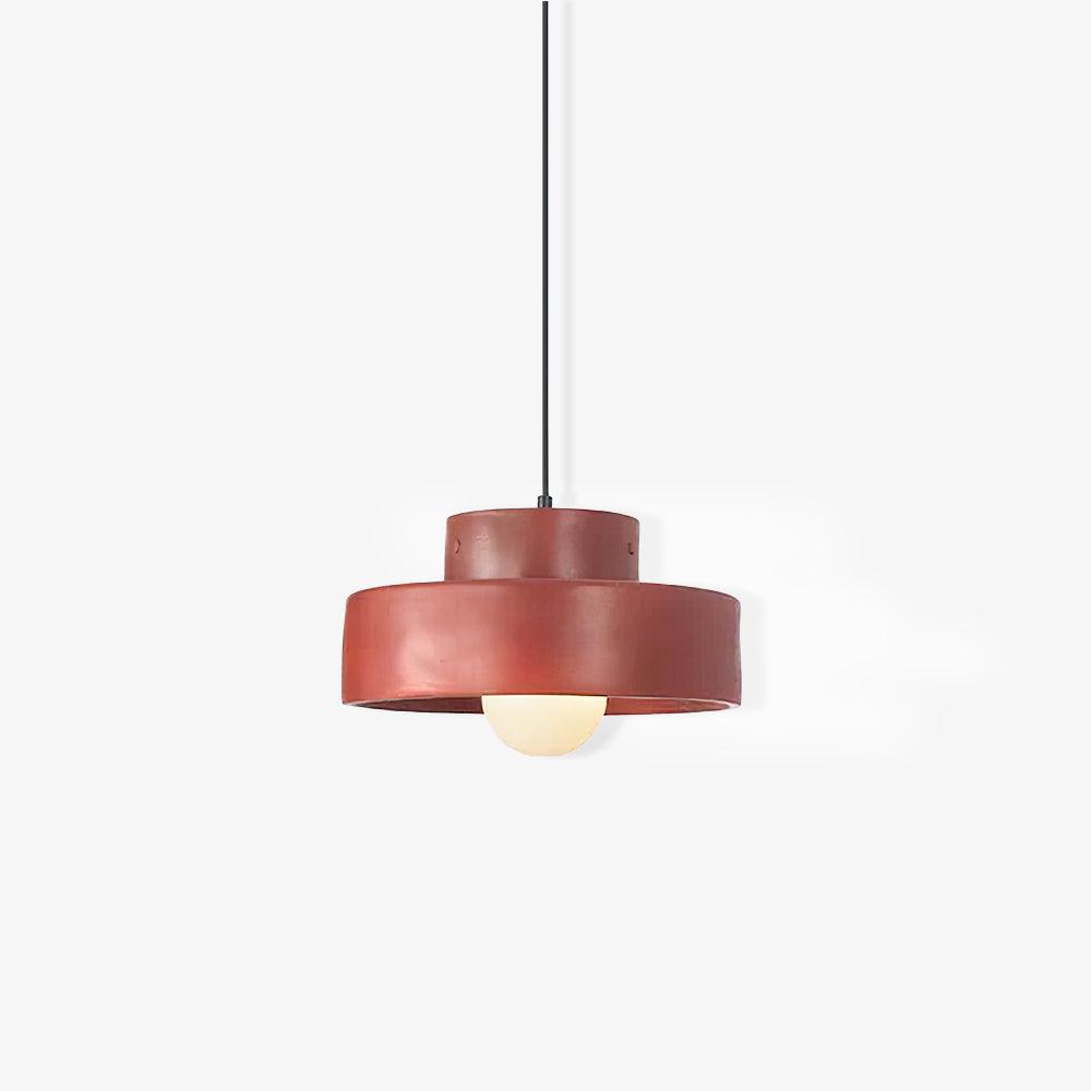 Bray Modern Geometric Resin Pendant Light Minimalist Ceiling Hanging Lamp for Interior Spaces