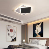 Modern Square LED Flush Mount Ceiling Light for Kids Bedroom and Nursery