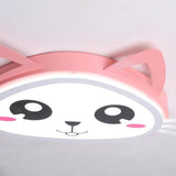 Cute Kitten Shape LED Flush Mount Ceiling Light for Kids Bedroom and Nursery