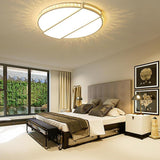 Modern Creative Slim LED Flush Mount Ceiling Light 20 Inch Square Ambient Fixture