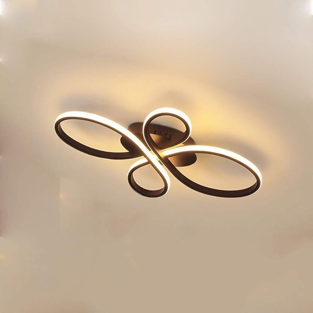 Modern Floral LED Ceiling Light Flush Mount Artistic Flower Design Fixture
