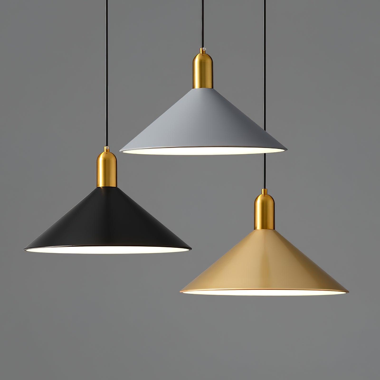 Cairns Hat Shaped Pendant Lamp Vintage Minimalist Metal Ceiling Hanging Light Fixture