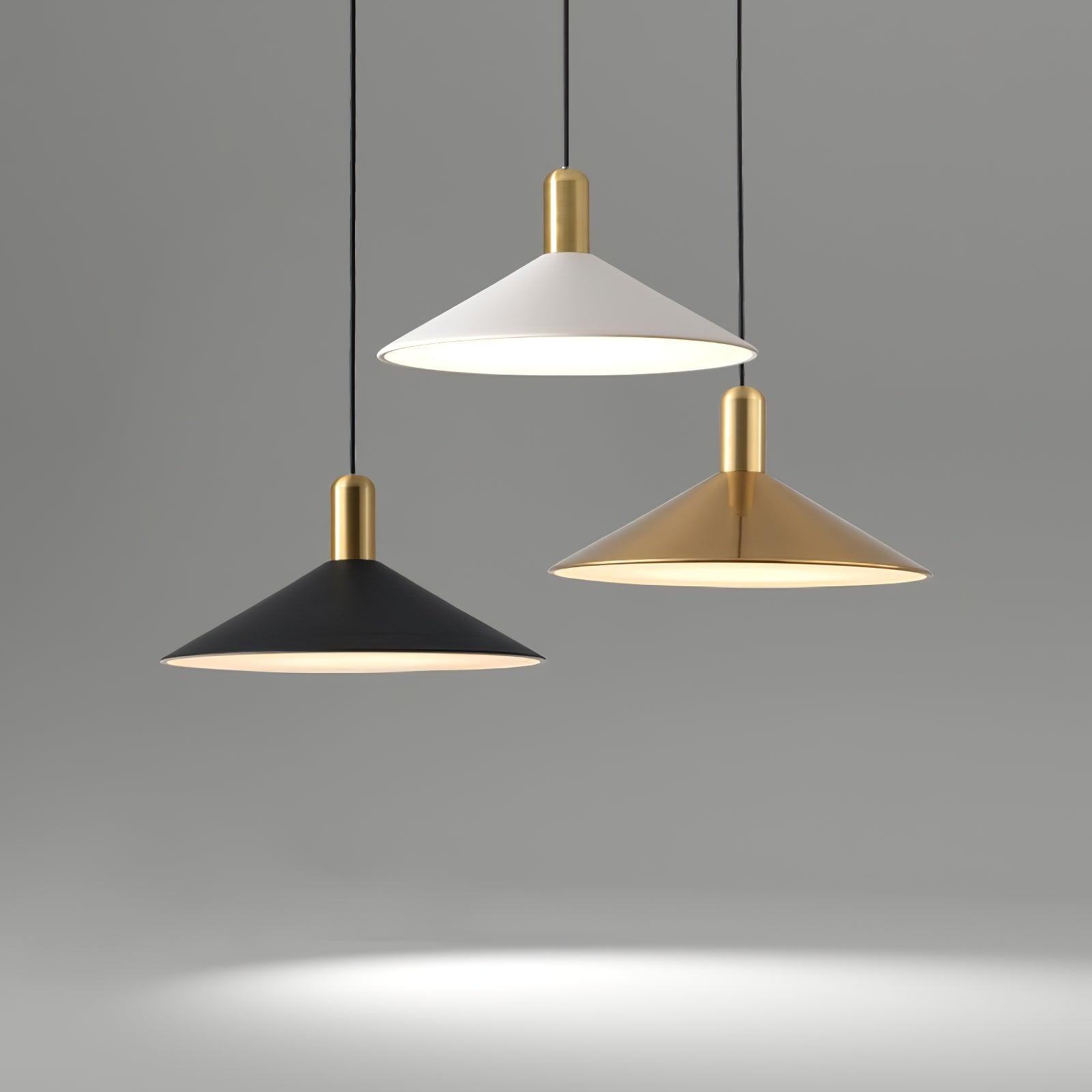 Cairns Hat Shaped Pendant Lamp Vintage Minimalist Metal Ceiling Hanging Light Fixture