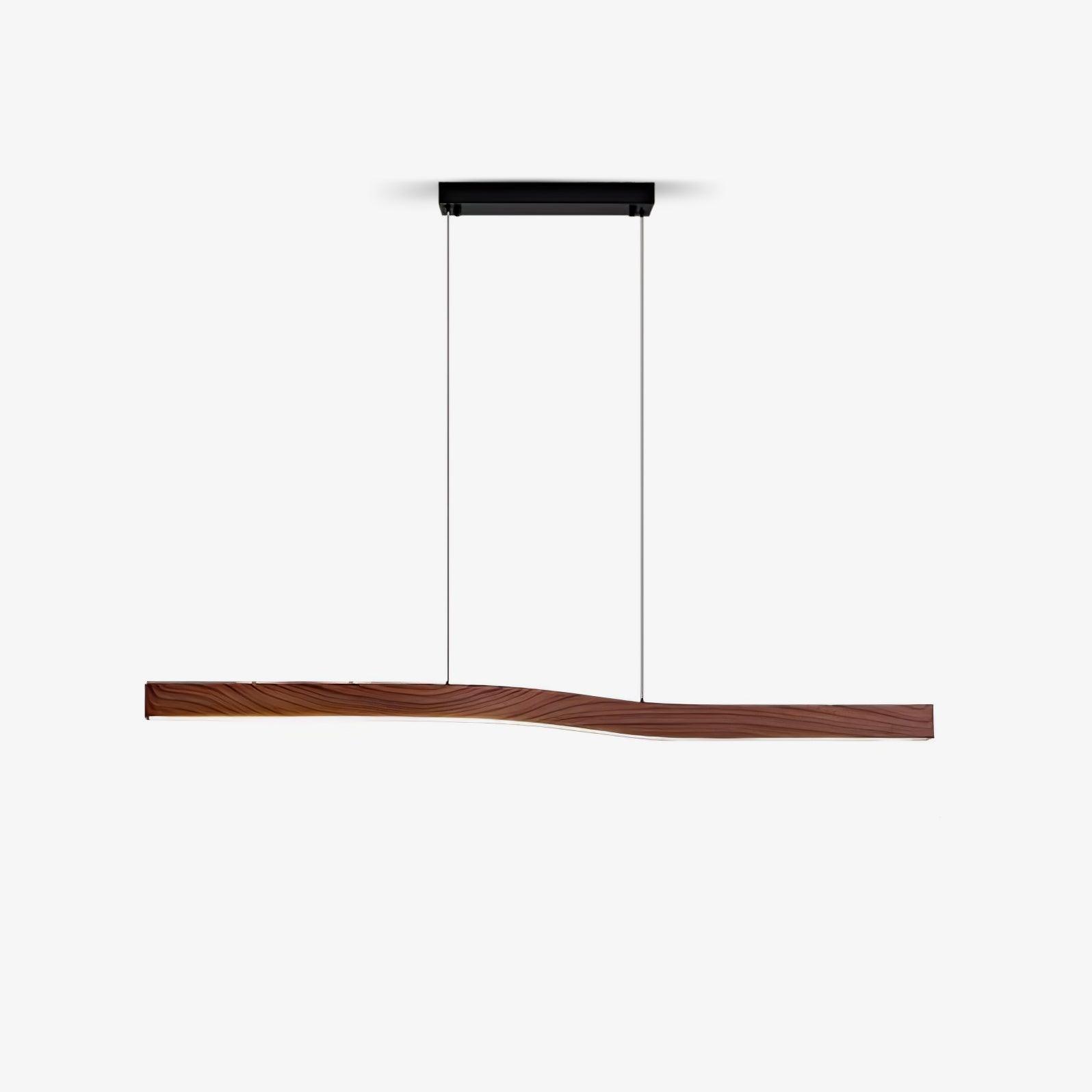 Camur Linear Ceiling Pendant Light Modern Minimalist LED Hanging Lamp for Office and Dining
