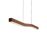 Camur Linear Ceiling Pendant Light Modern Minimalist LED Hanging Lamp for Office and Dining