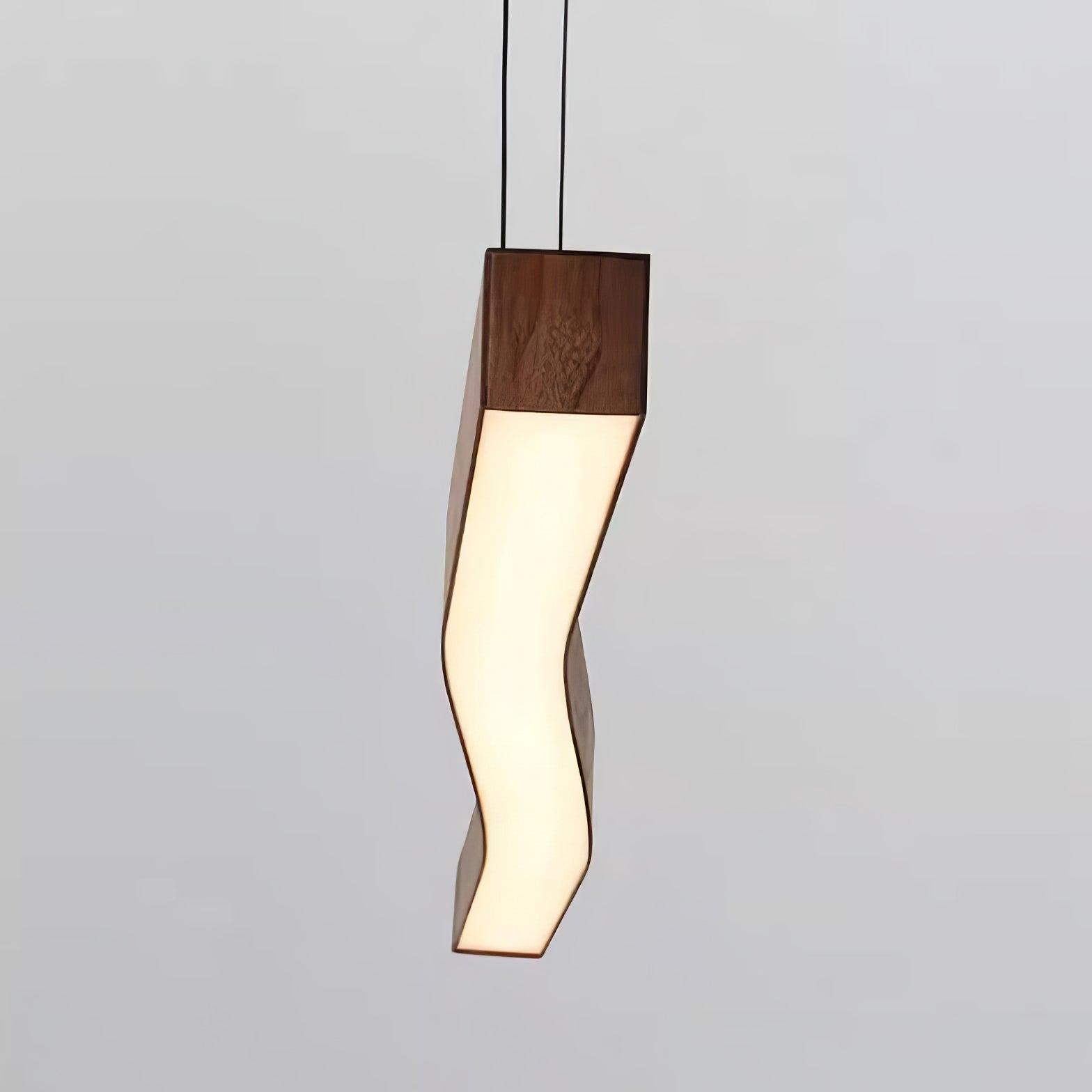 Camur Linear Ceiling Pendant Light Modern Minimalist LED Hanging Lamp for Office and Dining