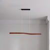 Camur Linear Ceiling Pendant Light Modern Minimalist LED Hanging Lamp for Office and Dining