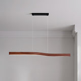 Camur Linear Ceiling Pendant Light Modern Minimalist LED Hanging Lamp for Office and Dining