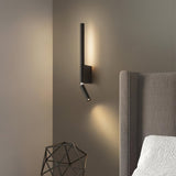 Canut Modern LED Wall Sconce with Adjustable Reading Arm and Indirect Ambient Light