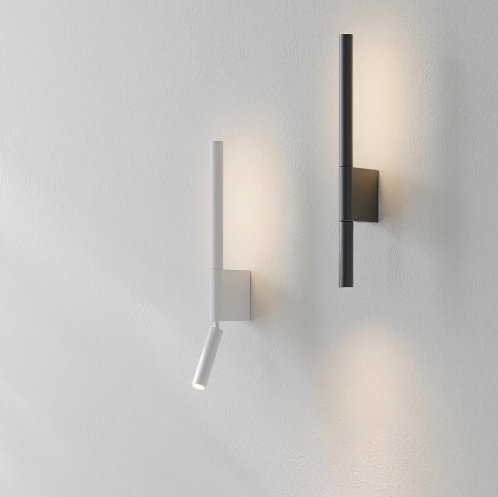 Canut Modern LED Wall Sconce with Adjustable Reading Arm and Indirect Ambient Light