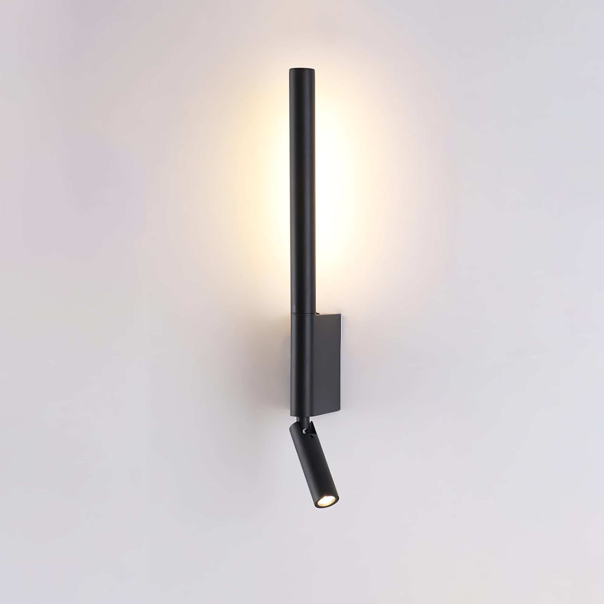 Canut Modern LED Wall Sconce with Adjustable Reading Arm and Indirect Ambient Light