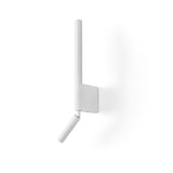 Canut Modern LED Wall Sconce with Adjustable Reading Arm and Indirect Ambient Light