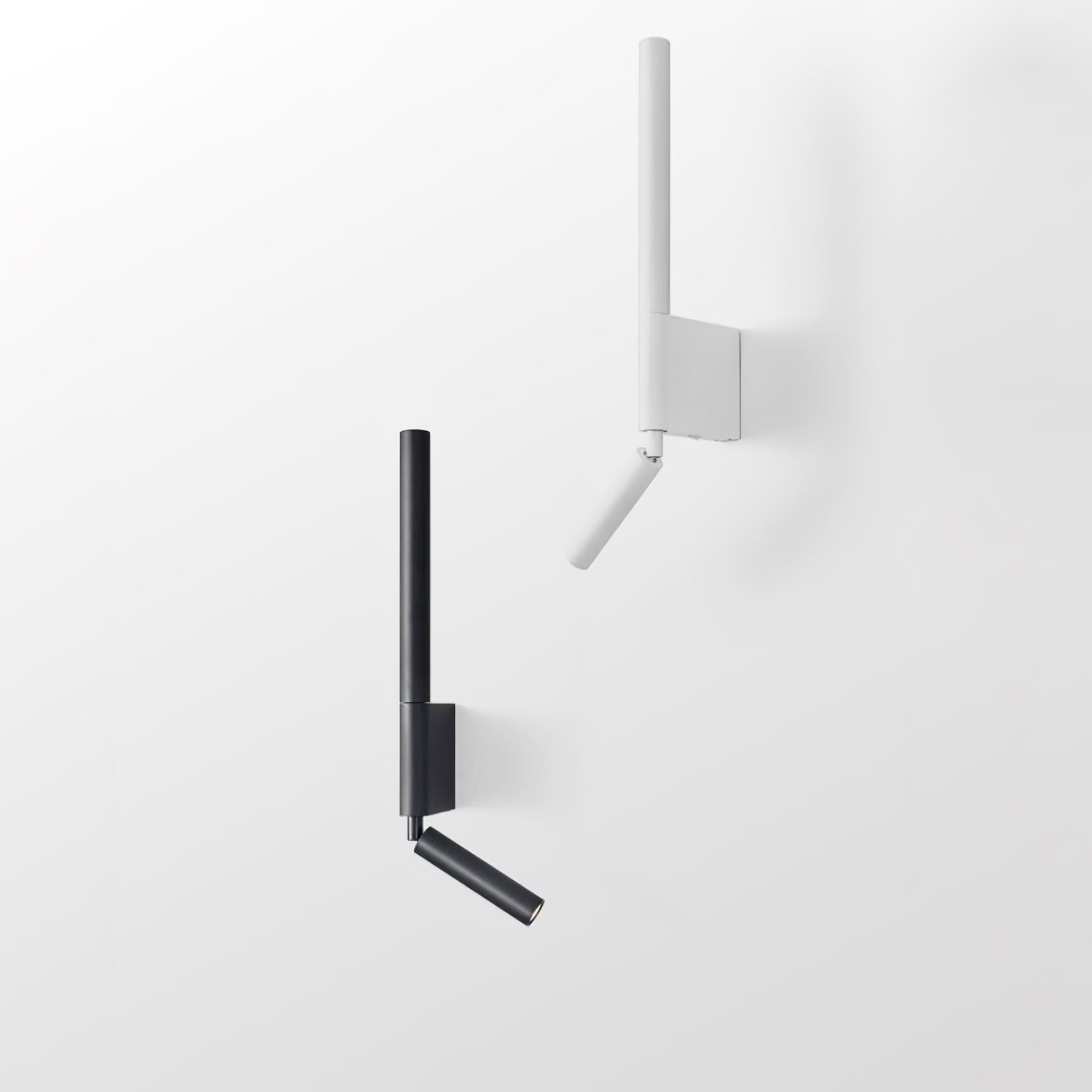 Canut Modern LED Wall Sconce with Adjustable Reading Arm and Indirect Ambient Light