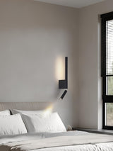 Canut Modern LED Wall Sconce with Adjustable Reading Arm and Indirect Ambient Light