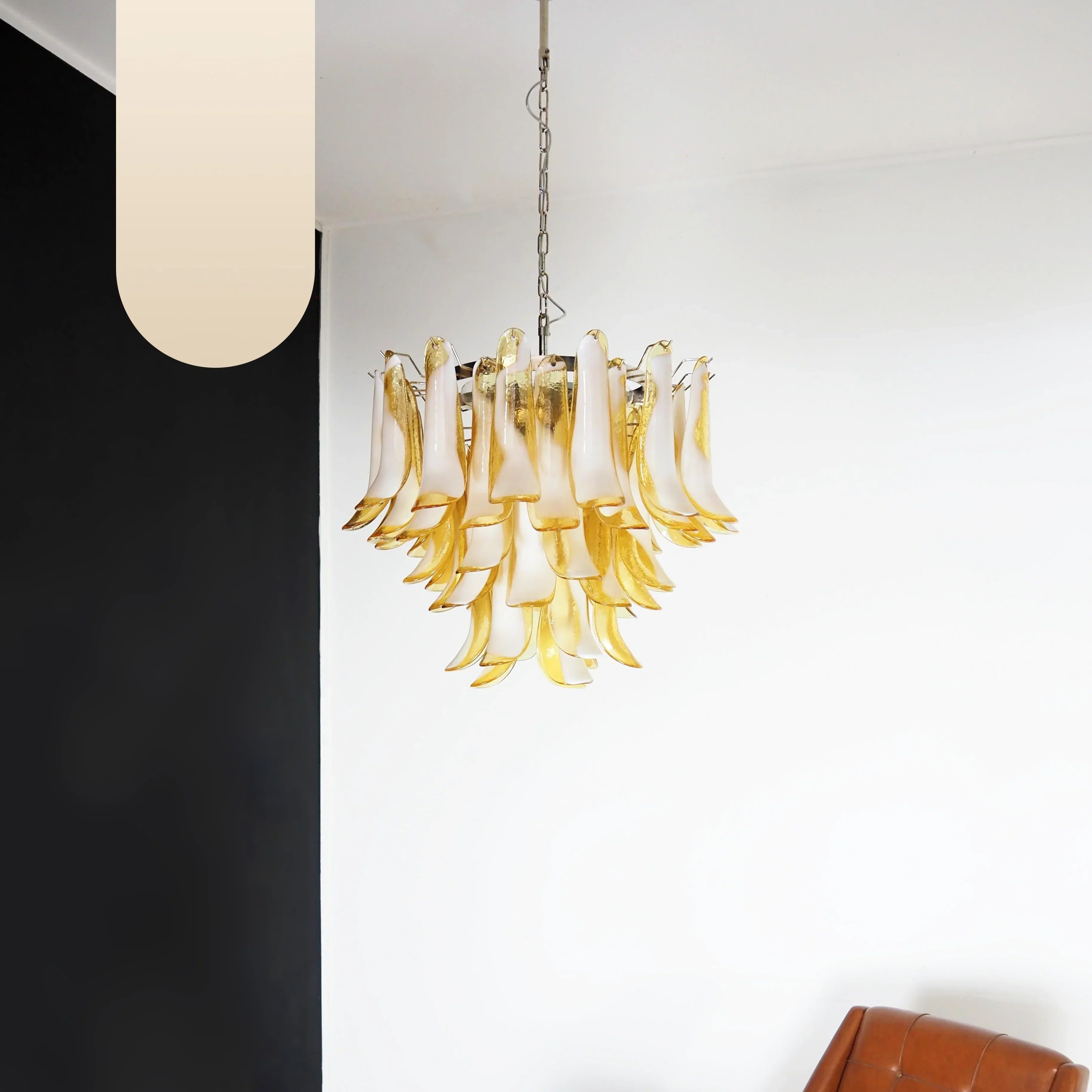 caramel-murano-glass-petal-chandelier-vintage-art-deco-pendant-light-for-living-room