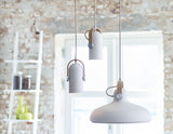 Carronade Adjustable Spot Pendant Light with Metal and Wood Style Industrial Design