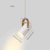 Carronade Adjustable Spot Pendant Light with Metal and Wood Style Industrial Design