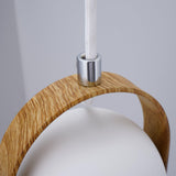 Carronade Adjustable Spot Pendant Light with Metal and Wood Style Industrial Design