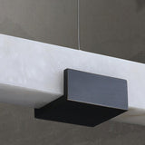 Cary Alabaster Linear LED Pendant Light Brass Modern Long Bar Chandelier for Dining Room