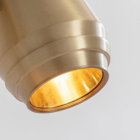 Cask Brushed Brass Cylinder Pendant Light for Modern Kitchen and Dining Areas