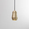 Cask Brushed Brass Cylinder Pendant Light for Modern Kitchen and Dining Areas