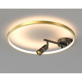 Modern Round LED Dimmable Flush Mount Ceiling Light Aluminum Circle Spotlight for Bedroom