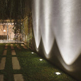 Chrome Stainless Steel Waterproof LED Recessed Step Lights for Outdoor Garden Deck and Poolside Path