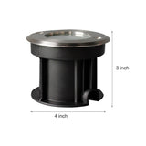 Chrome Stainless Steel Waterproof LED Recessed Step Lights for Outdoor Garden Deck and Poolside Path