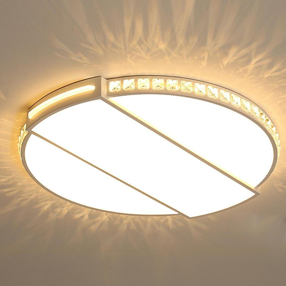 Modern Creative Slim LED Flush Mount Ceiling Light 20 Inch Square Ambient Fixture