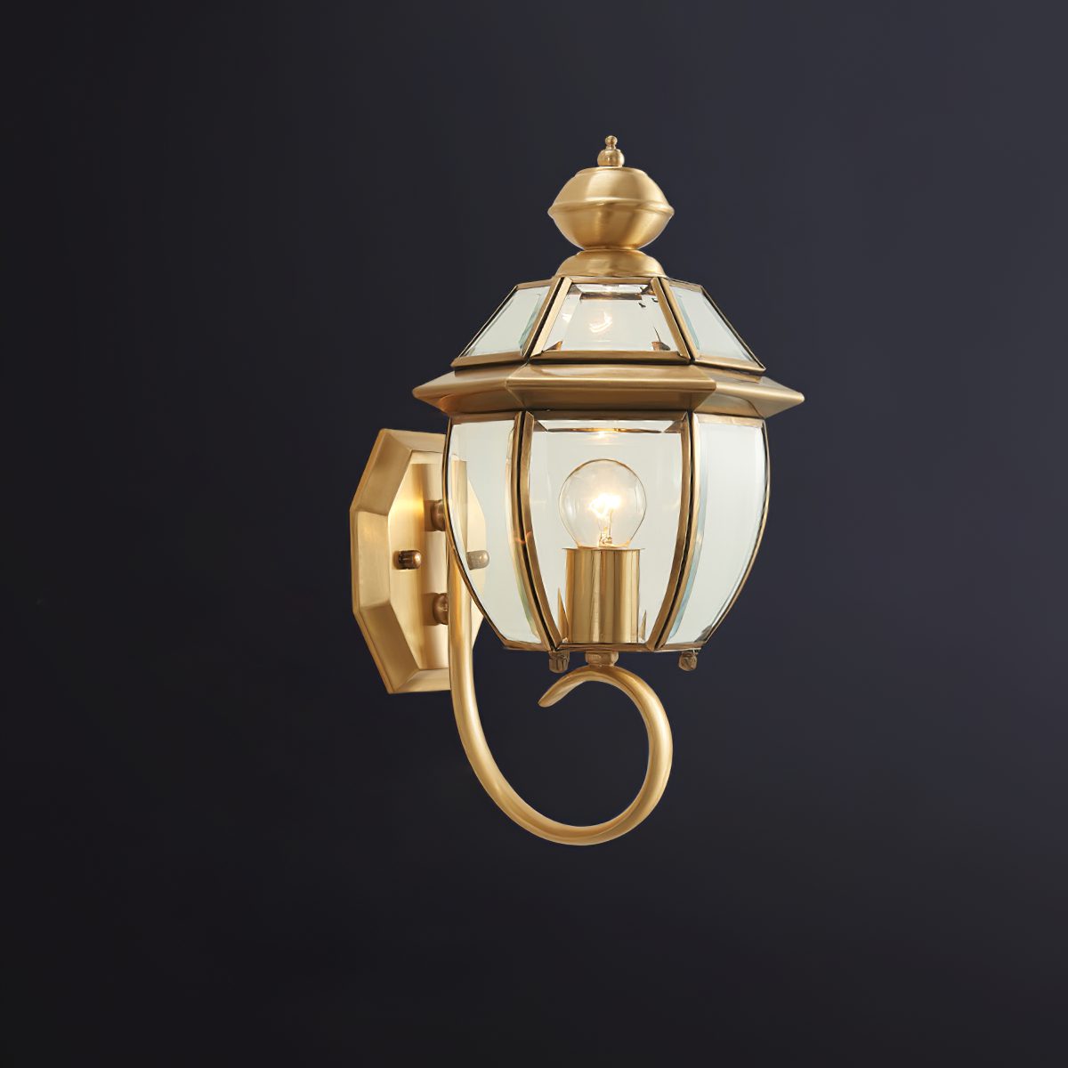 classic-european-brass-outdoor-lantern-wall-sconce-with-clear-glass-for-garden-and-patio