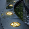 Classical Brass Outdoor LED Recessed Step Lights IP65 Waterproof Ground Pathway Lighting
