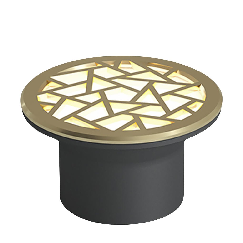 Classical Brass Outdoor LED Recessed Step Lights IP65 Waterproof Ground Pathway Lighting