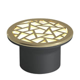 Classical Brass Outdoor LED Recessed Step Lights IP65 Waterproof Ground Pathway Lighting