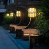 Vintage Waterproof Outdoor LED Hanging Chandelier for Garden and Courtyard Lighting