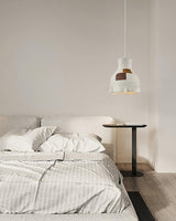 Clovo Postmodern Resin Pendant Light Grey White Decorative Hanging Lamp for Kitchen and Dining Room