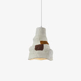 Clovo Postmodern Resin Pendant Light Grey White Decorative Hanging Lamp for Kitchen and Dining Room